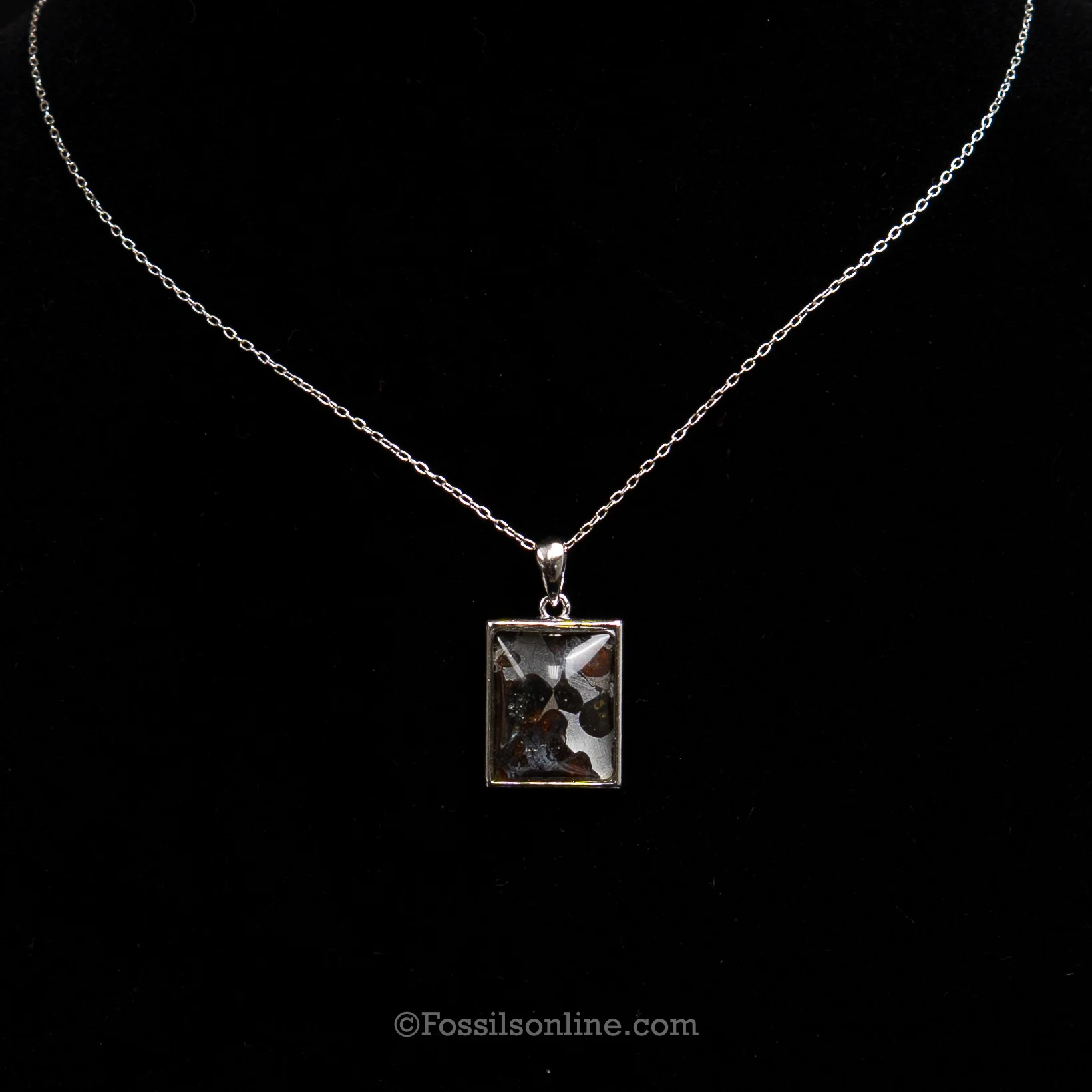 Sericho Meteorite Pendant .925 - Image 2